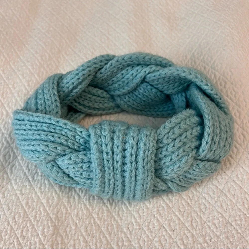 Vintage 80s Braided Knit Ski Headband